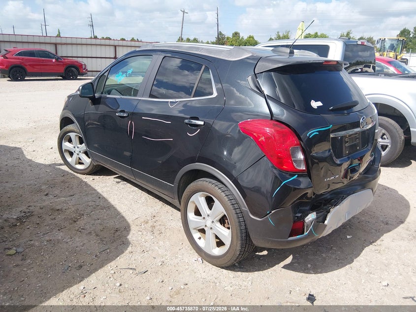 Vin: kl4cjfsb3fb204049, lot: 46234574, buick encore convenience 20153