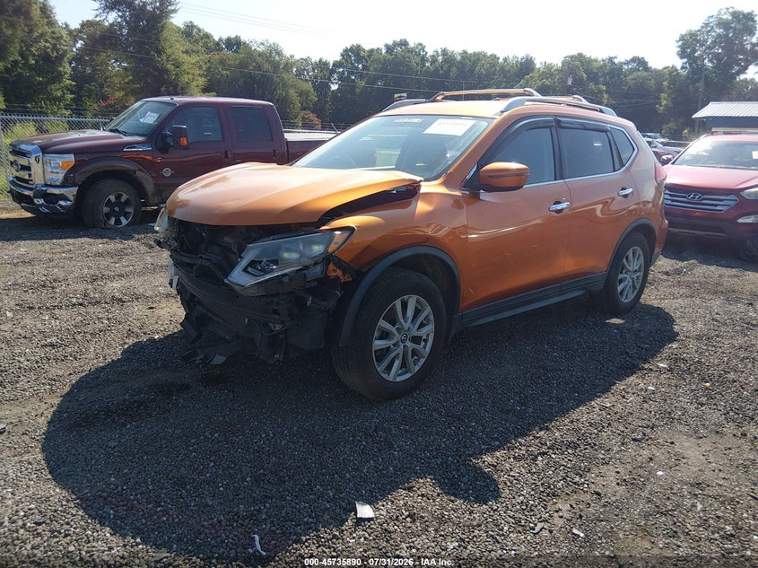 2017 Nissan Rogue, Удар спереду, IAAI, VIN JN8AT2MT6HW135203 — фото 2