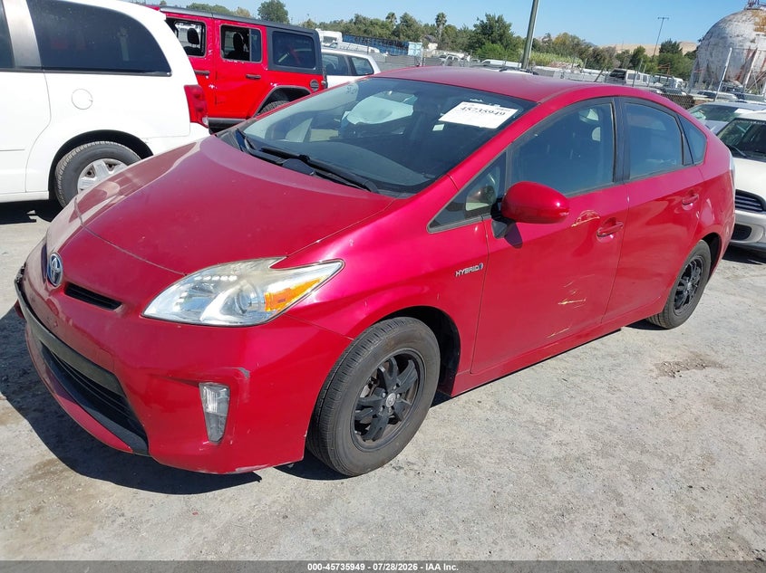 Vin: jtdkn3du7f0430352, lot: 46234653, toyota prius three 20152