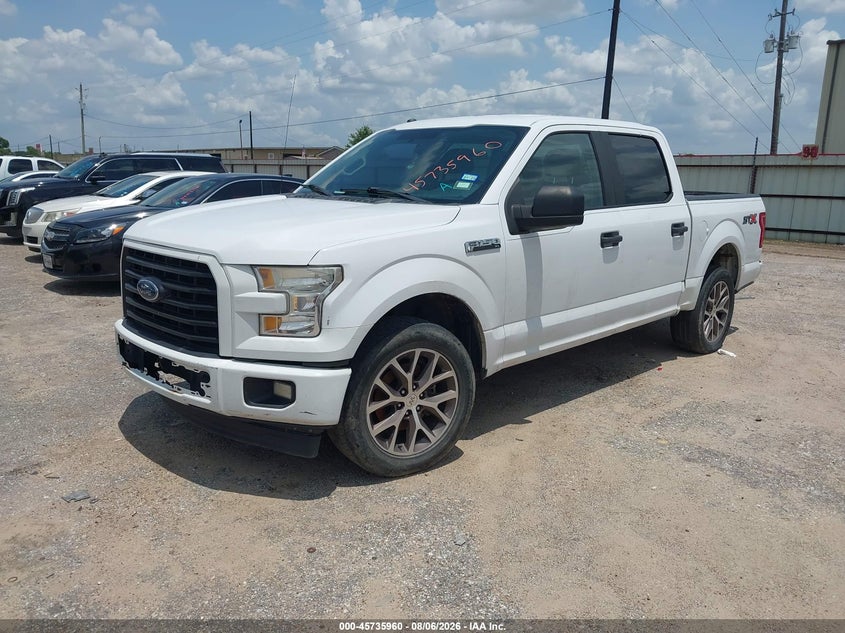 2017 Ford F-150, Обычный износ, IAAI, VIN 1FTEW1CF0HKD69788 — фото 2