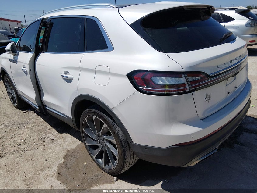 Vin: 2lmpj6l95kbl31392, lot: 46234714, lincoln nautilus reserve 20193