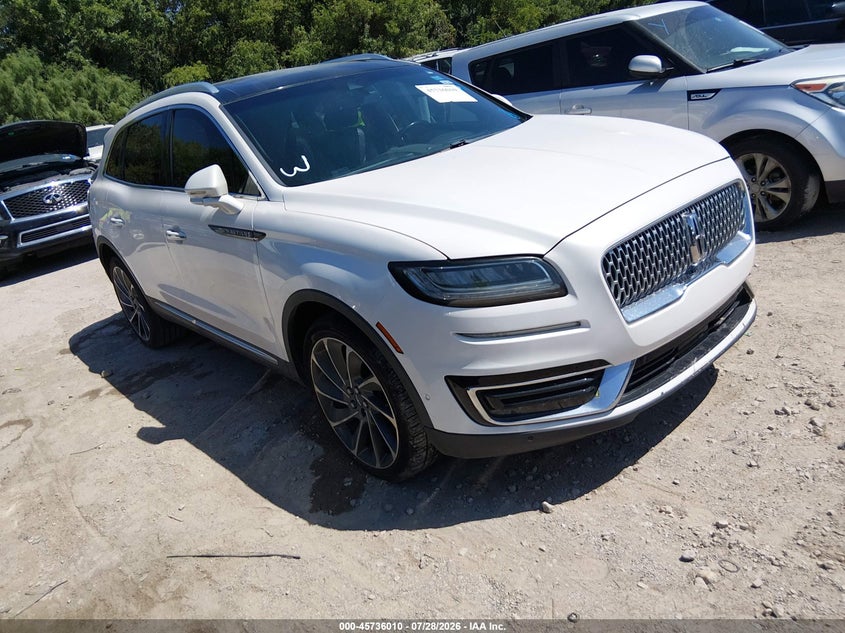 2019 LINCOLN NAUTILUS auction photo 1