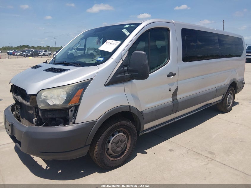 Vin: 1fbzx2zm6gkb12678, lot: 46234724, ford transit-350 xl 20162