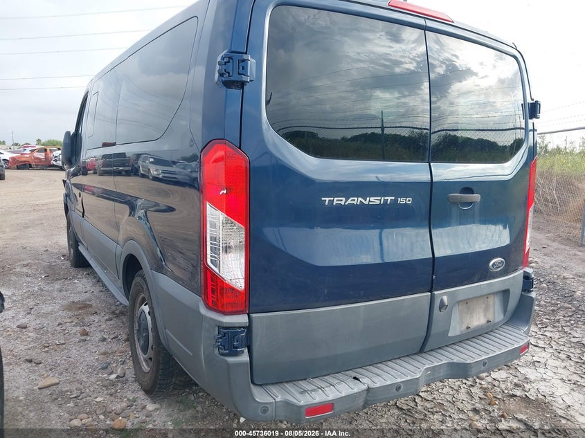Vin: 1fmzk1zm2fkb06147, lot: 46234725, ford transit-150 xl 20153