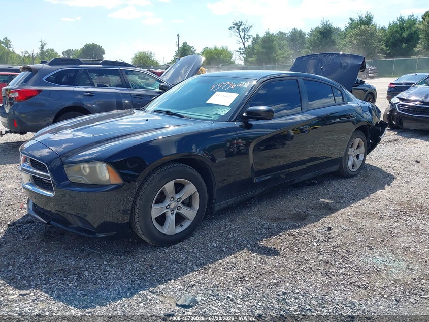 Vin: 2c3cdxbg2dh627700, lot: 46234733, dodge charger se 20132