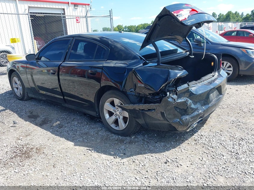 Vin: 2c3cdxbg2dh627700, lot: 46234733, dodge charger se 20133