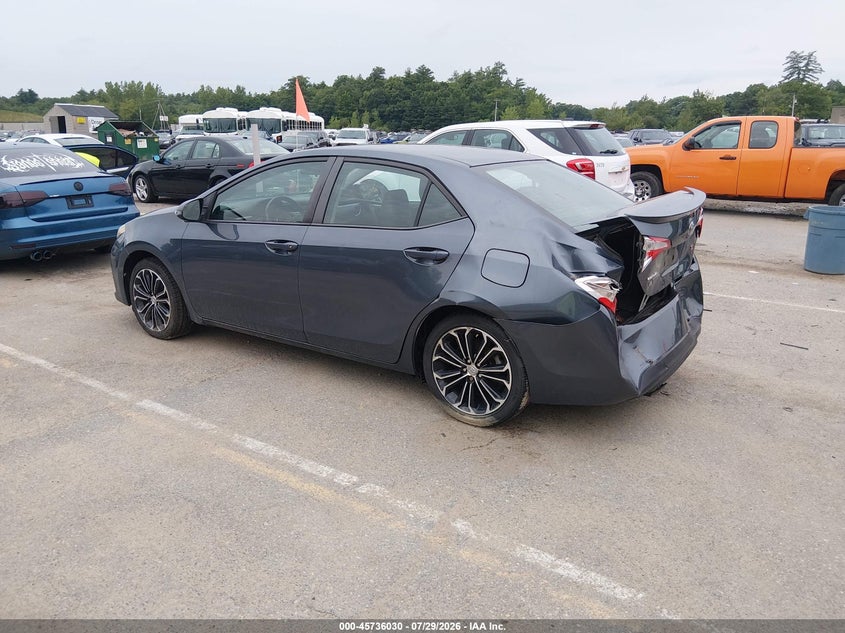 Vin: 2t1burhe1ec187067, lot: 46234734, toyota corolla s plus 20143