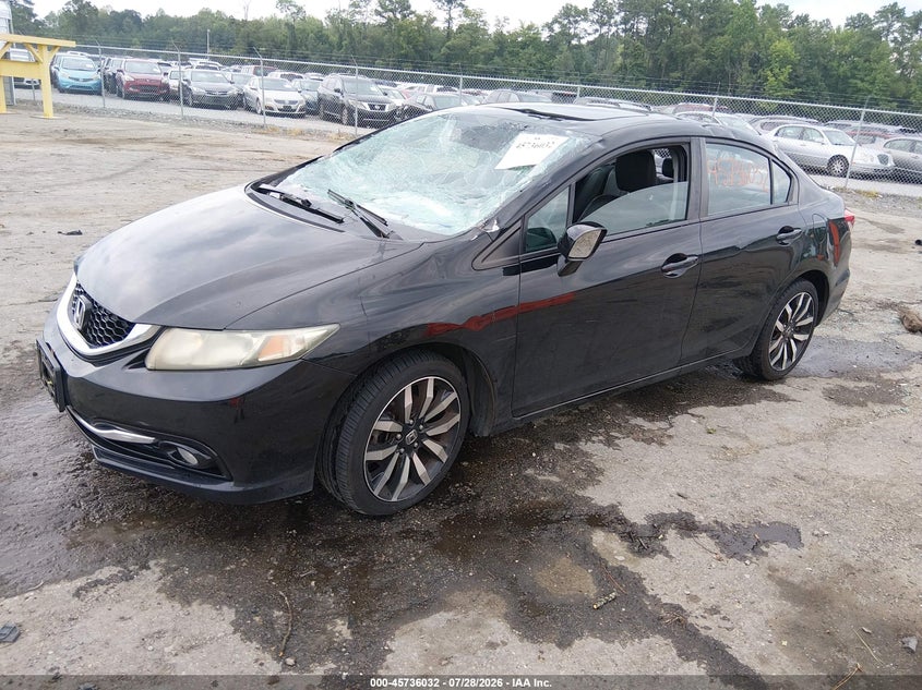 Vin: 19xfb2f90fe055375, lot: 46234736, honda civic ex-l 20152