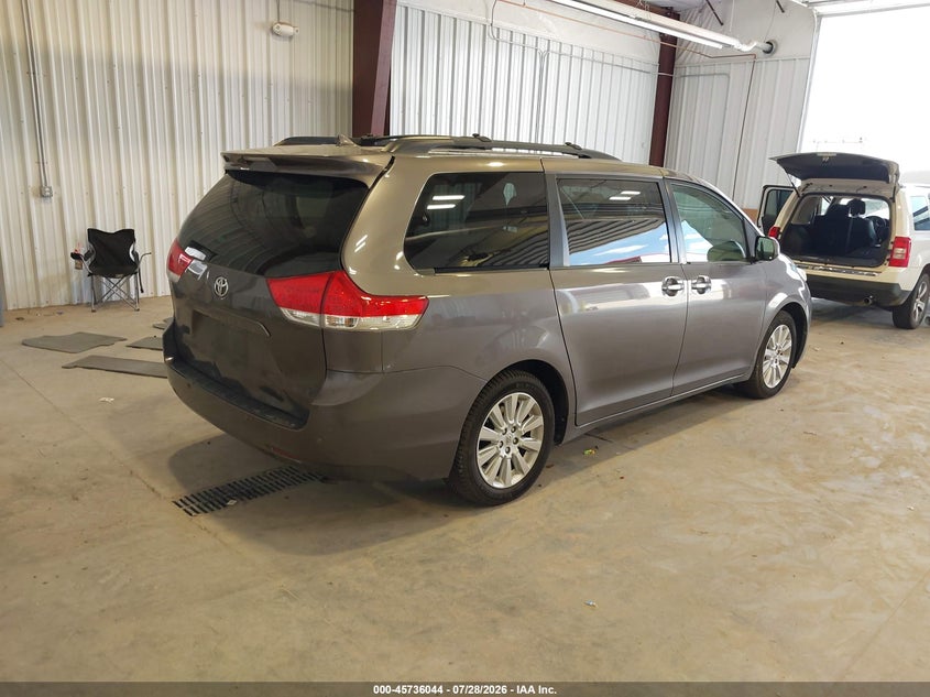 Vin: 5tddk3dc4cs035966, lot: 46234748, toyota sienna xle 7 passenger 20124