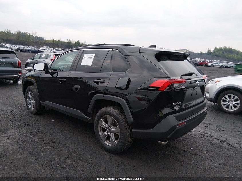 Vin: 2t3p1rfv8pw369603, lot: 46234784, toyota rav4 xle 20233