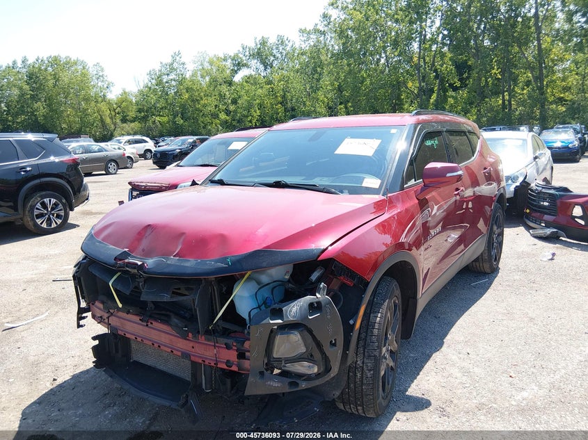 Vin: 3gnkbbra5ls545433, lot: 46234797, chevrolet blazer fwd 1lt 20202