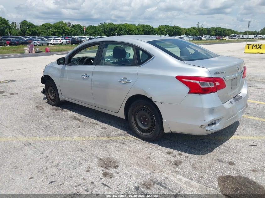 Vin: 3n1ab7ap4gl638304, lot: 46234801, nissan sentra fe+ s/s/sl/sr/sv 20163