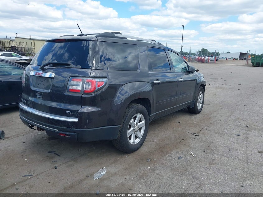Vin: 1gkkvpkd6fj137387, lot: 46234807, gmc acadia sle-2 20154