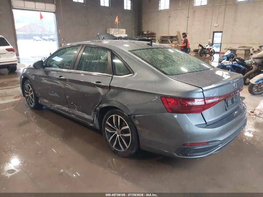 Vin: 3vw7x7bu0sm011452, lot: 46234809, volkswagen jetta 1.5t se 20253