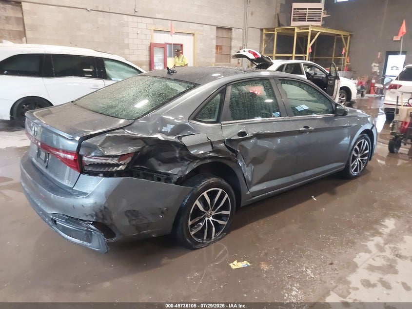 Vin: 3vw7x7bu0sm011452, lot: 46234809, volkswagen jetta 1.5t se 20254