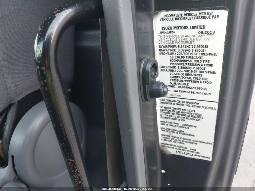 2014 ISUZU DSL REG AT auction photo 8