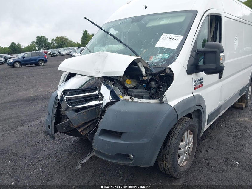 RAM PROMASTER 2500 2017 VIN 3C6TRVDG8HE522330