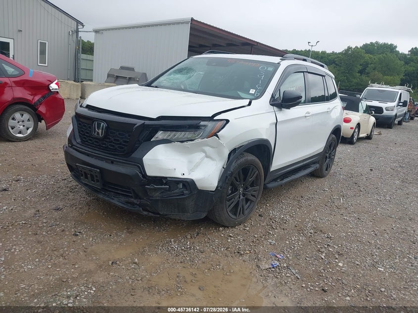 Vin: 5fnyf8h91mb034166, lot: 46234846, honda passport awd touring 20212