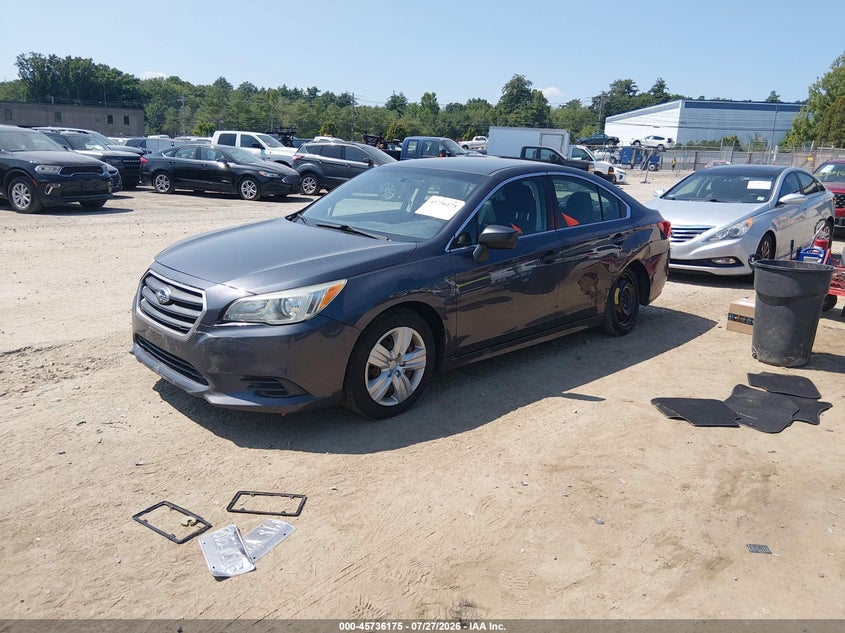 Vin: 4s3bnaa69f3024906, lot: 46234879, subaru legacy 2.5i 20152