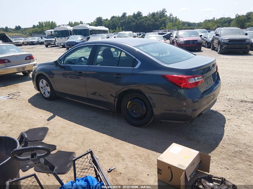 Vin: 4s3bnaa69f3024906, lot: 46234879, subaru legacy 2.5i 20153