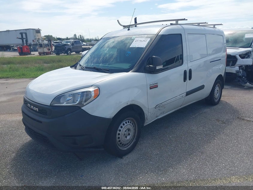 Vin: zfbhrfab9m6v39864, lot: 46234906, ram promaster city tradesman 20212