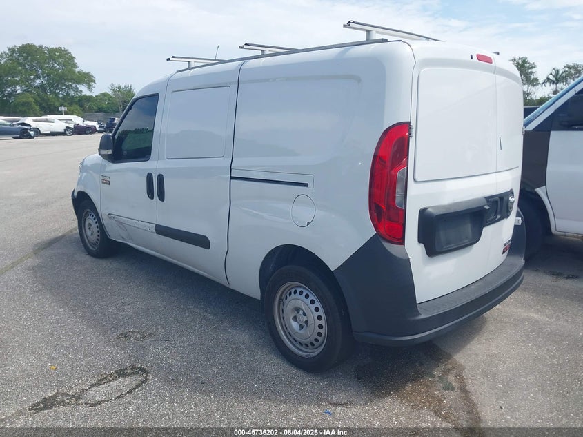 Vin: zfbhrfab9m6v39864, lot: 46234906, ram promaster city tradesman 20213