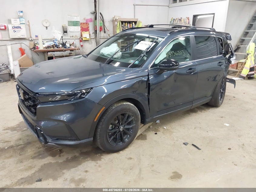 Vin: 5j6rs6h81rl029317, lot: 46234907, honda cr-v hybrid sport-l 20242