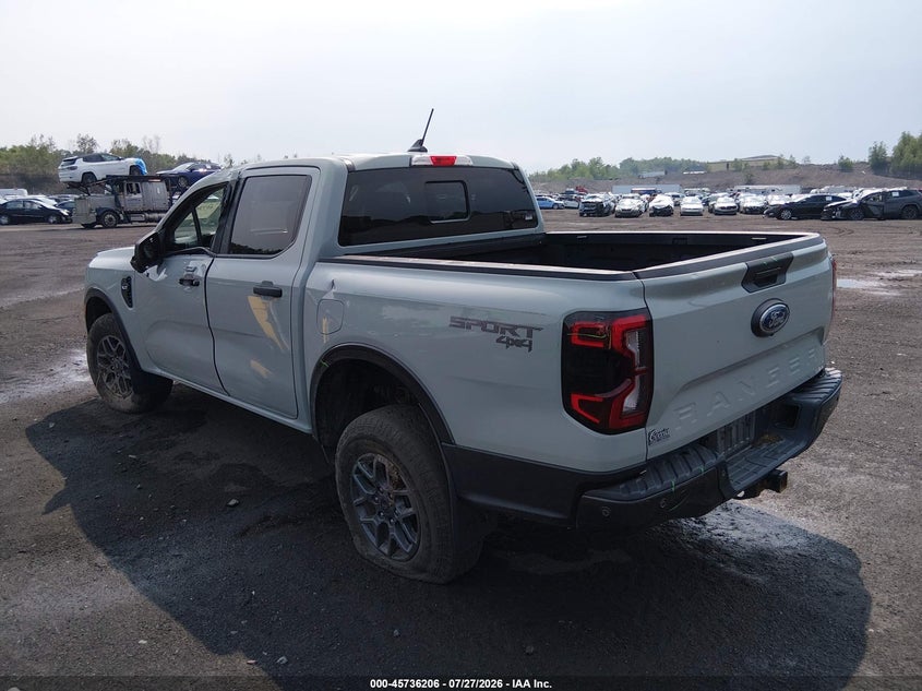 Vin: 1fter4hh3rle07688, lot: 46234910, ford ranger xlt 20243