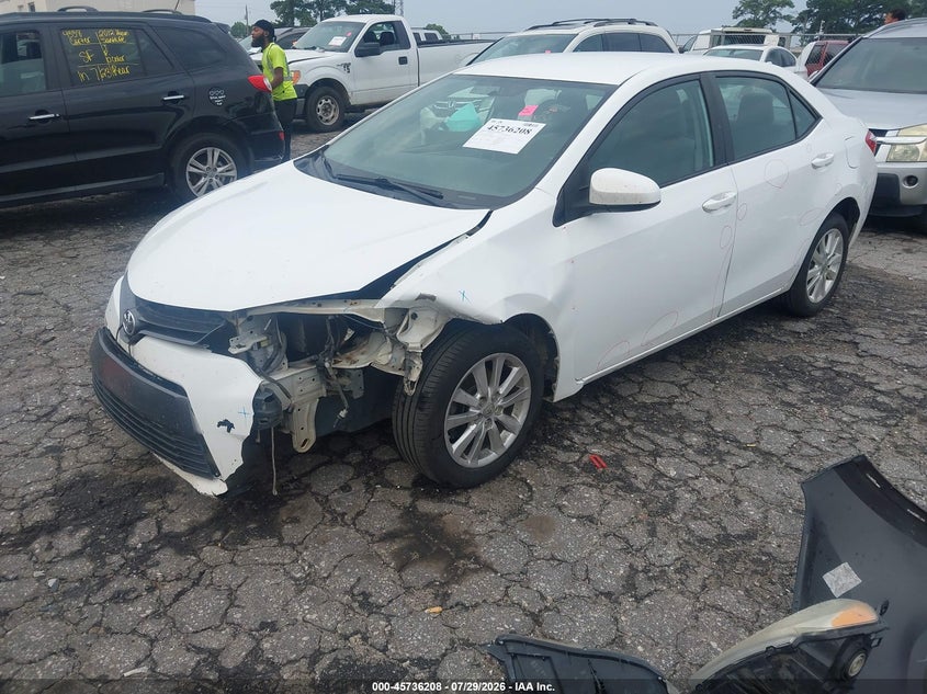 Vin: 2t1burhe3gc703562, lot: 46234912, toyota corolla le 20162