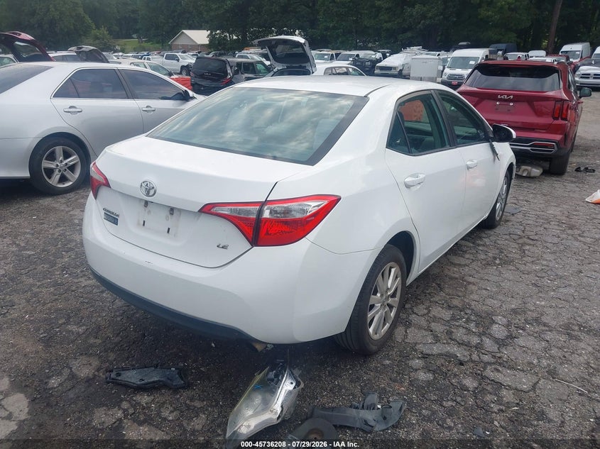Vin: 2t1burhe3gc703562, lot: 46234912, toyota corolla le 20164