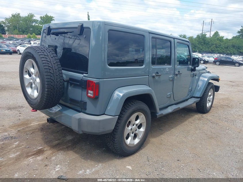 Vin: 1c4hjweg7el270468, lot: 46234926, jeep wrangler unlimited sahara 20144