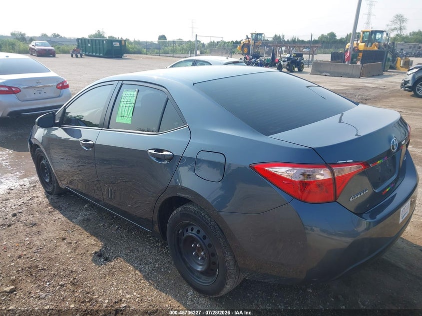 Vin: 2t1burhe3kc137508, lot: 46234932, toyota corolla le 20193