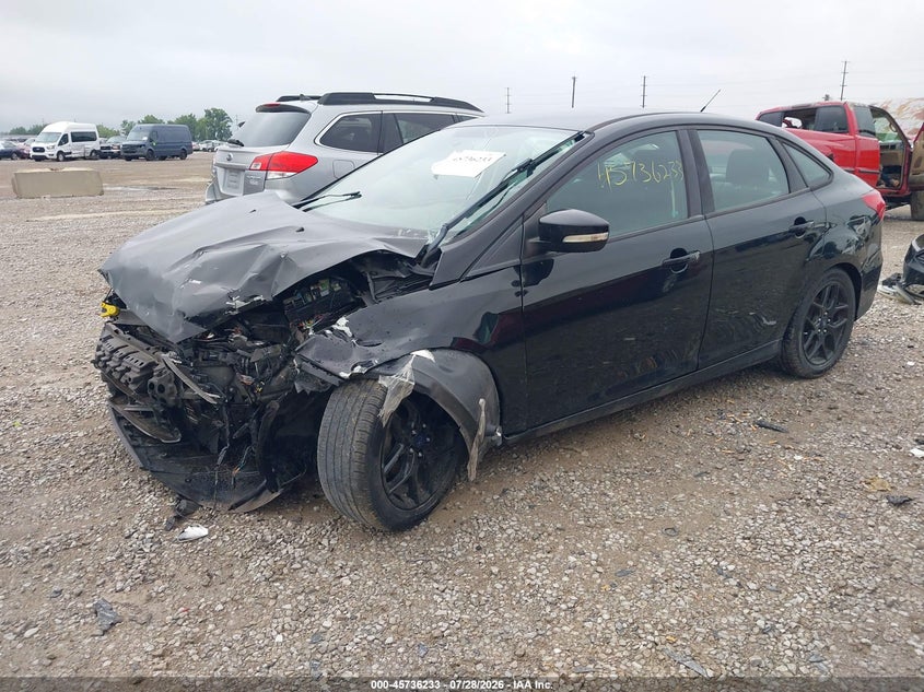 Vin: 1fadp3fexgl314013, lot: 46234937, ford focus se 20162
