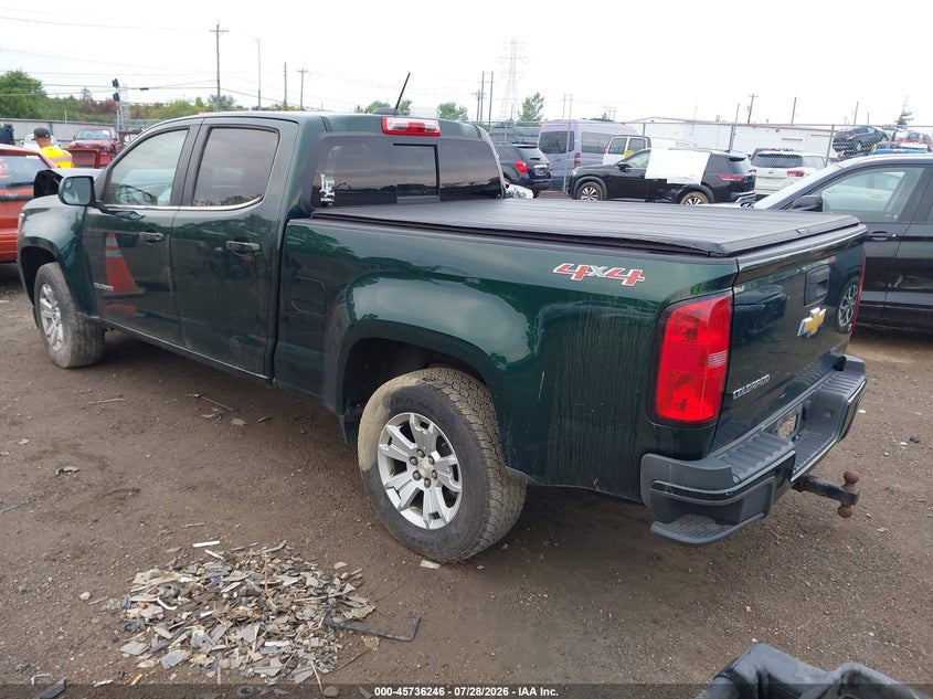 Vin: 1gcgtce39g1127456, lot: 46234950, chevrolet colorado 4wd lt 20163