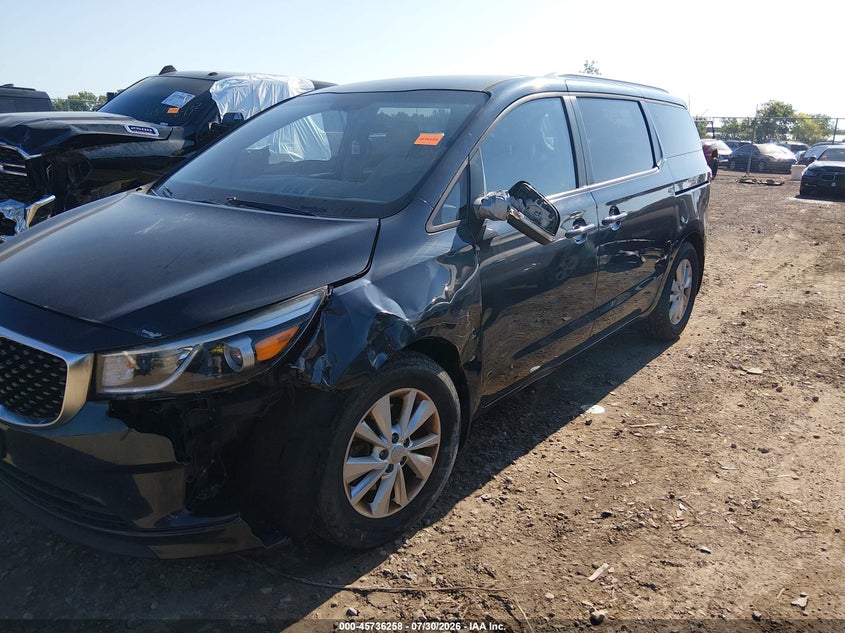 Vin: kndmb5c18g6201777, lot: 46234962, kia sedona lx 20162