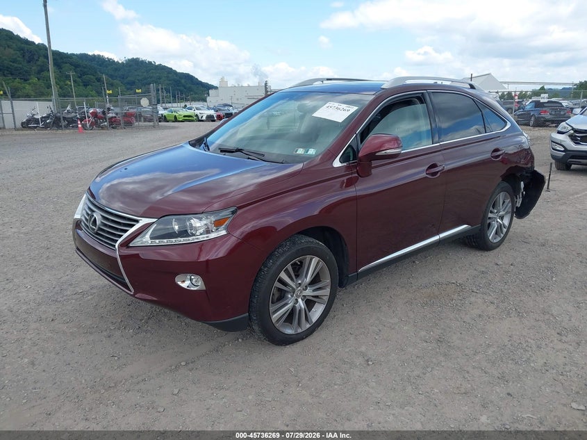 Vin: 2t2bk1ba2fc261011, lot: 46234973, lexus rx 350 20152