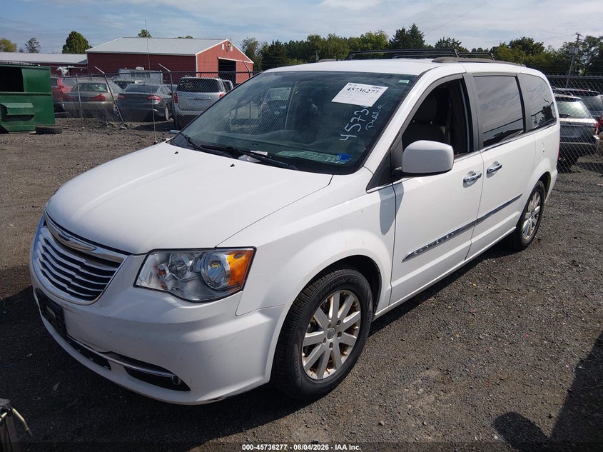 Vin: 2c4rc1bg8gr119414, lot: 46234981, chrysler town & country touring 20162