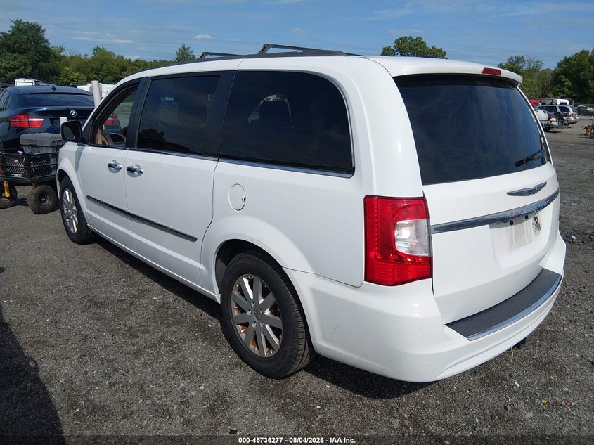 Vin: 2c4rc1bg8gr119414, lot: 46234981, chrysler town & country touring 20163
