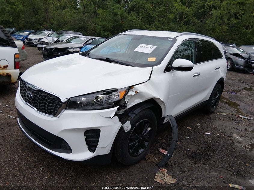 Vin: 5xypgda38kg458327, lot: 46234986, kia sorento 2.4l lx 20192