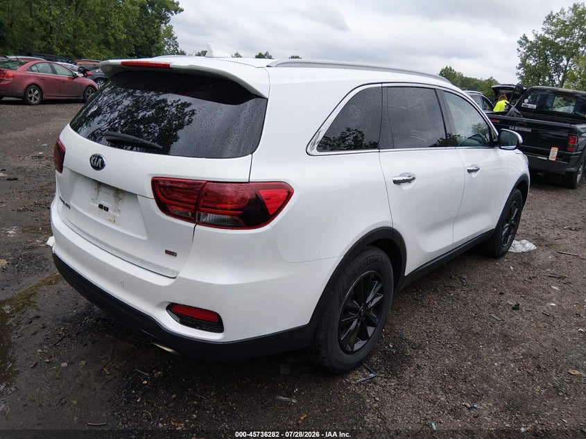 Vin: 5xypgda38kg458327, lot: 46234986, kia sorento 2.4l lx 20194