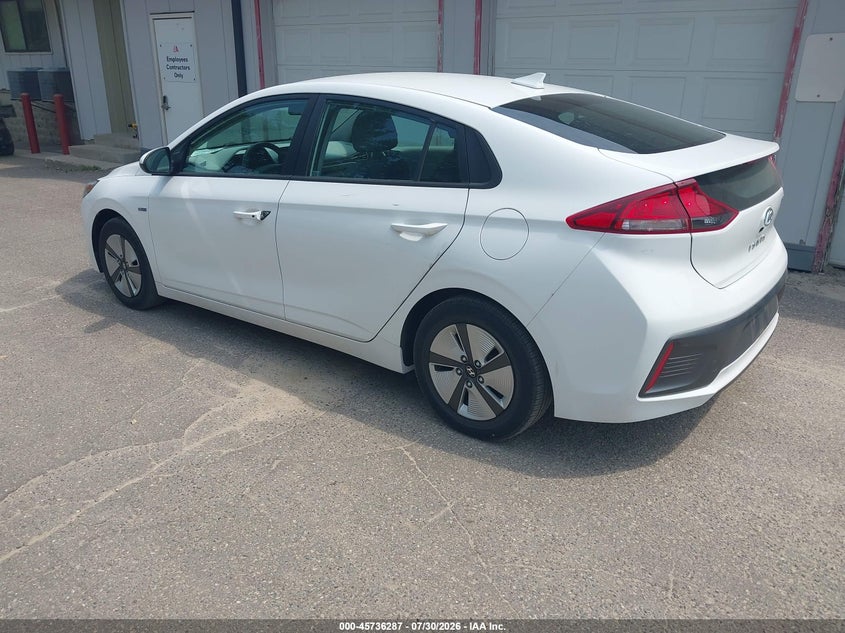 Vin: kmhc65lc4lu220393, lot: 46234991, hyundai ioniq hybrid blue 20203