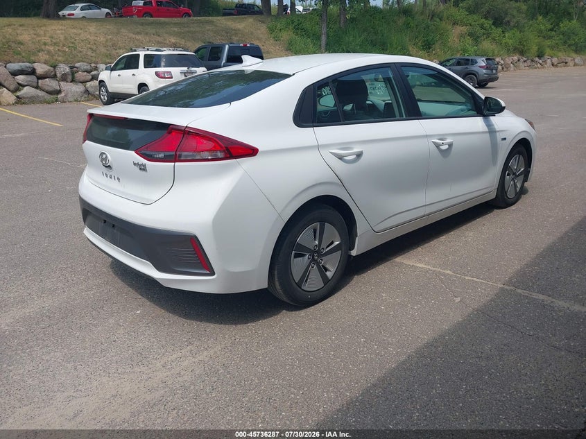 Vin: kmhc65lc4lu220393, lot: 46234991, hyundai ioniq hybrid blue 20204