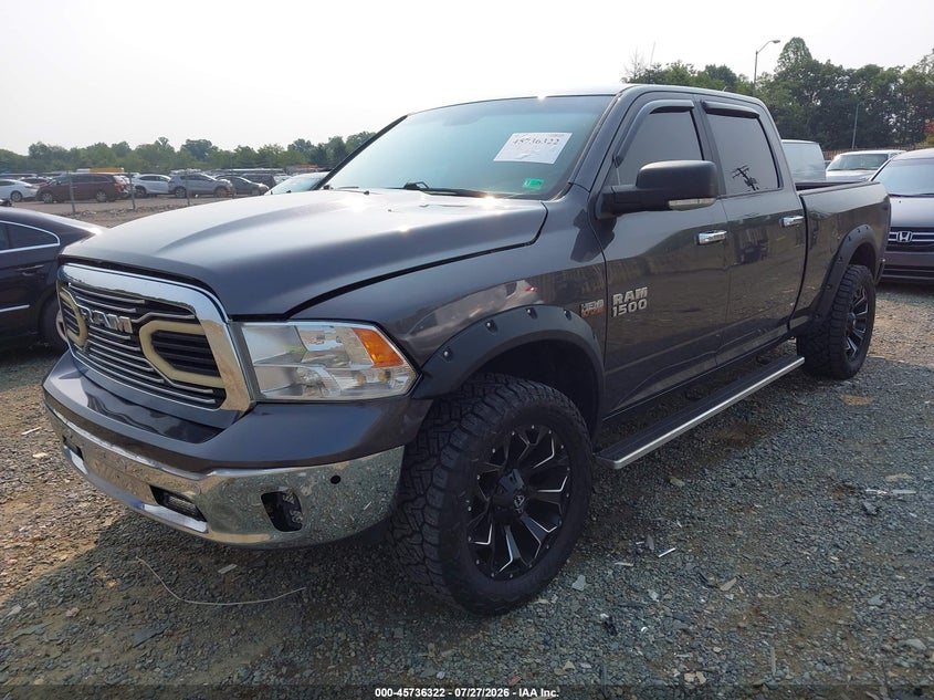 Vin: 1c6rr6ttxhs790422, lot: 46235026, ram 1500 big horn  4x2 6'4 box 20172