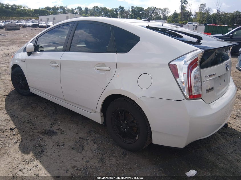 Vin: jtdkn3duxe0385065, lot: 46235032, toyota prius three 20143