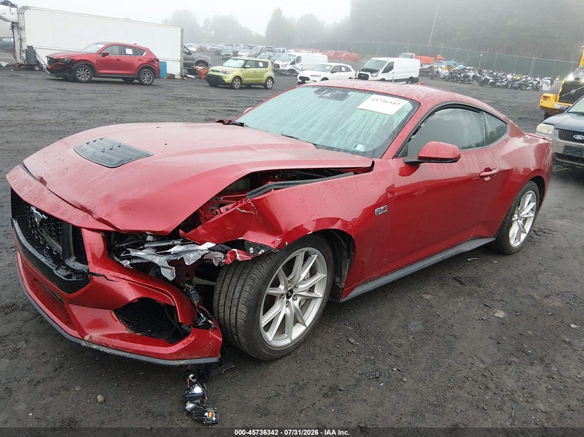 Vin: 1fa6p8cf0r5416673, lot: 46235046, ford mustang gt premium fastback 20242