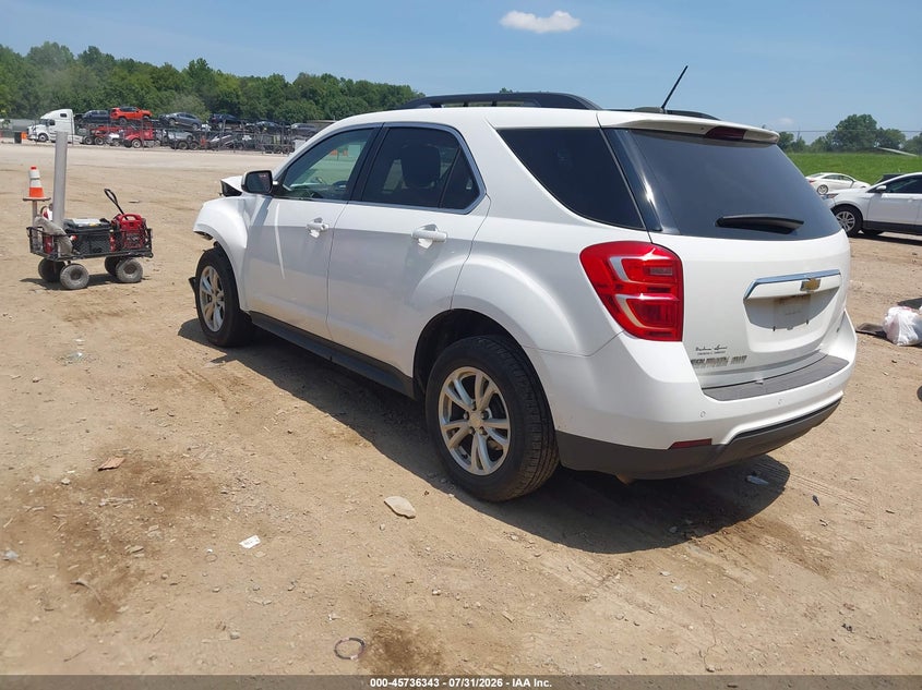 Vin: 2gnflfek6h6201572, lot: 46235047, chevrolet equinox lt 20173