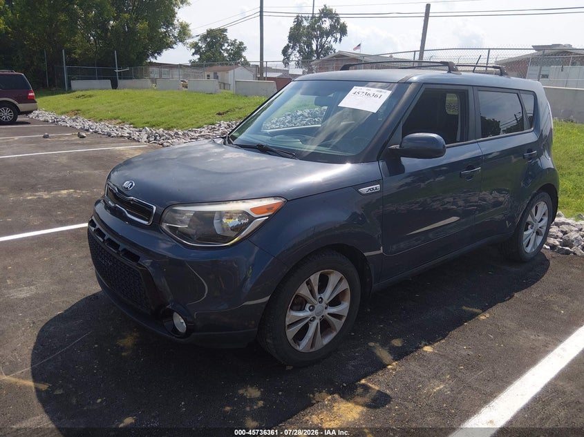 Vin: kndjp3a53g7330633, lot: 46235065, kia soul + 20162