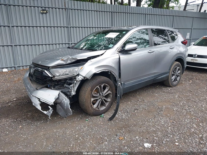 Vin: 2hkrw2h89lh695937, lot: 46235095, honda cr-v awd ex-l 20202