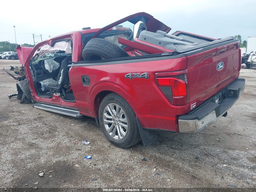 Vin: 1ftfw3l8xrkf33373, lot: 46235096, ford f-150 xlt 20243