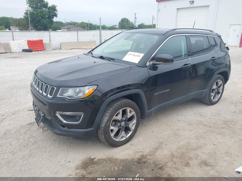 Vin: 3c4njdcb7kt599847, lot: 46235098, jeep compass limited 4x4 20192